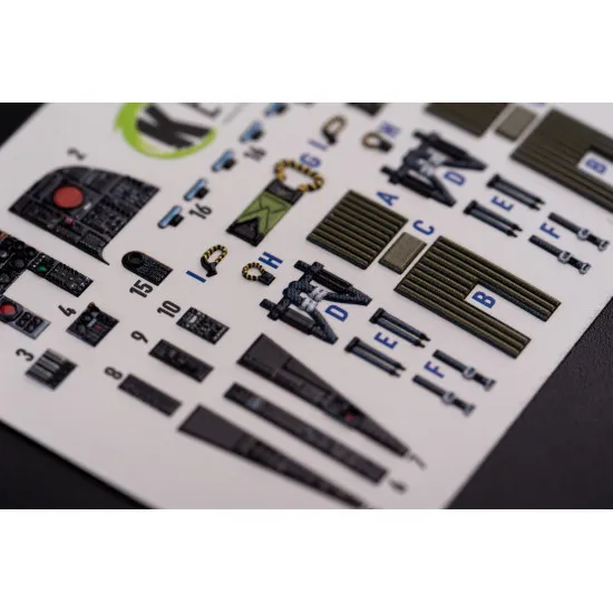 Kelik K72080 1/72 Grumman A 6a Knight Rider Interior 3d Decals For Fujimi Kit Kelik K72080 1/72 Grumman A 6a Knight Rider Interior 3d Decals For Fujimi Kit