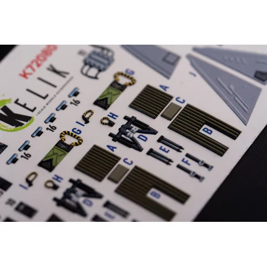 Kelik K72080 1/72 Grumman A 6a Knight Rider Interior 3d Decals For Fujimi Kit Kelik K72080 1/72 Grumman A 6a Knight Rider Interior 3d Decals For Fujimi Kit