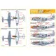 Kits World Kw144050 1/144 Decal For North American Mustang P-51 Accessories Kit