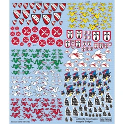 Kits World Kw17248-3 1/72 Decal Mixed Scale German Luftwaffe Geschwader Insignia