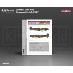 Kits World Kwm24005 1/24 Mask For Supermarine Spitfire Mk.ia For Airfix
