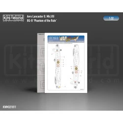 Kits World Kwm32-1011 1/32 Mask For Avro Lancaster B Mk.i/Iii Bq-b Phantom Of The Ruhr
