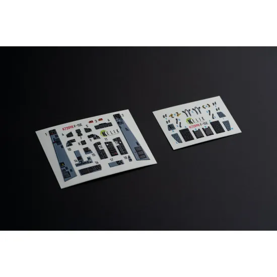 Kelik K72098 1/72 F 15e Interior 3d Decals For Gwh Kit