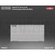 Kits World Kwm48-1040 1/48 Mask F4u-4/5 Corsair Serial And Squadron Lettering