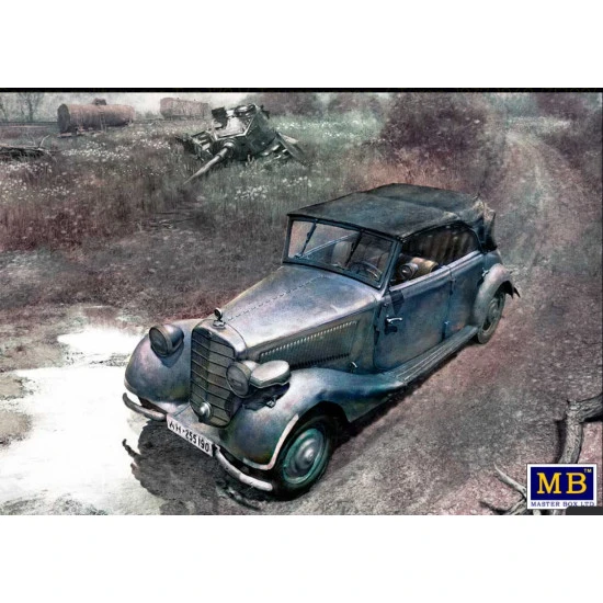 Master Box 35100 1/35 German Military Car Type 170v Tourenwagen 4turen 1937.1940