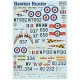 Print Scale 72-464 1/72 Decal For Hawker Hunter F.1 F.6