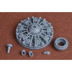 Sbs 48086 1/48 Sbd-1/2/3/4 Dauntless Engine And Exhaust Set For Academy/Am