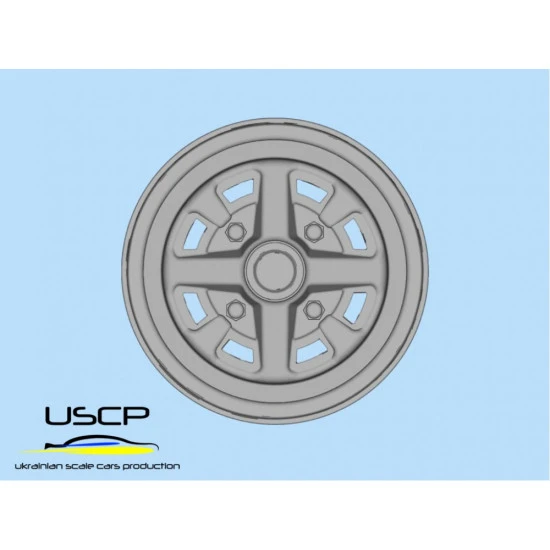 Uscp 24p183 1/24 Resin Wheels 10 Inch Rostyle Steel Wheelsmini Cooper Hasegawa Aoshima Fujimi Tamiya