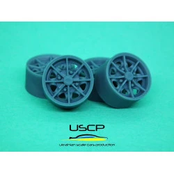 Uscp 24p184 1/24 Resin Wheels 10 Inch Jbw D1 Mini Cooper For Hasegawa Aoshima Fujimi Tamiya