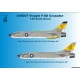 Cat4-d48007 1/48 Vought F8d Crusader Decal For Aircraft