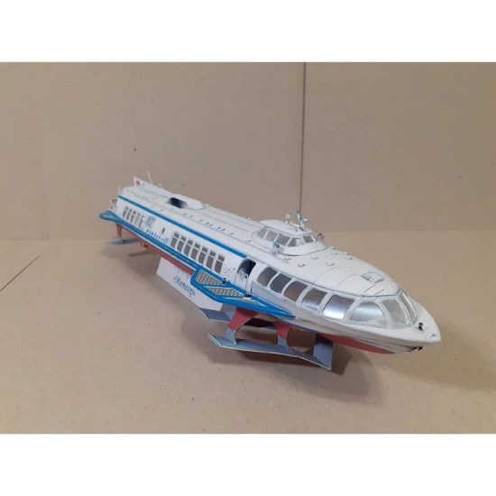 Orel 338 1/100 River Passenger Hydrofoils Meteor-107, Pr 342e Paper Model Kit