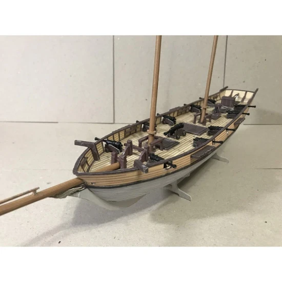 Orel 341 1/100 Topsail Schooner Halcon Spain, 1840 Paper Model Kit