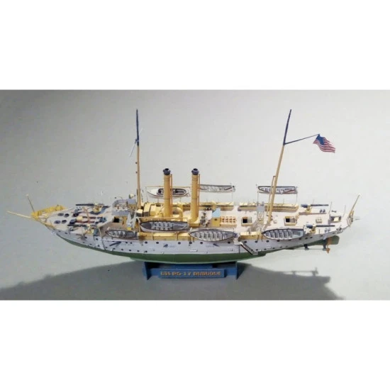 Orel 344 1/200 Gunboat Pg-17 Dubuque Usa, 1905 Paper Model Kit