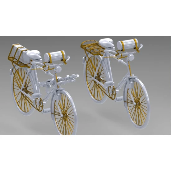 Master Box 35165 1/35 German Military Bicycle Wwii Era Plastic Model Kit