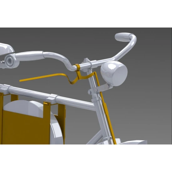 Master Box 35165 1/35 German Military Bicycle Wwii Era Plastic Model Kit