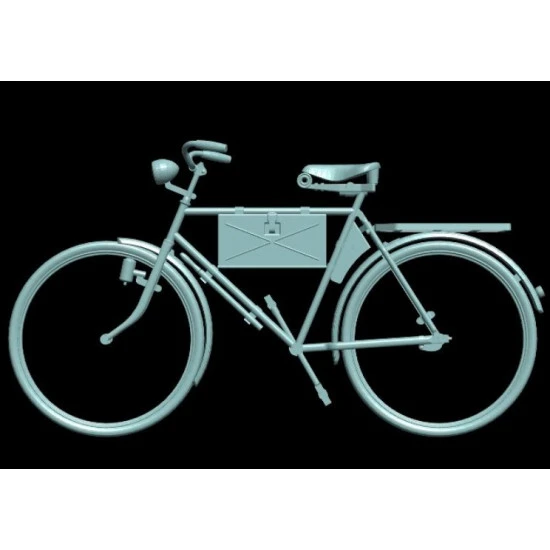 Master Box 35165 1/35 German Military Bicycle Wwii Era Plastic Model Kit