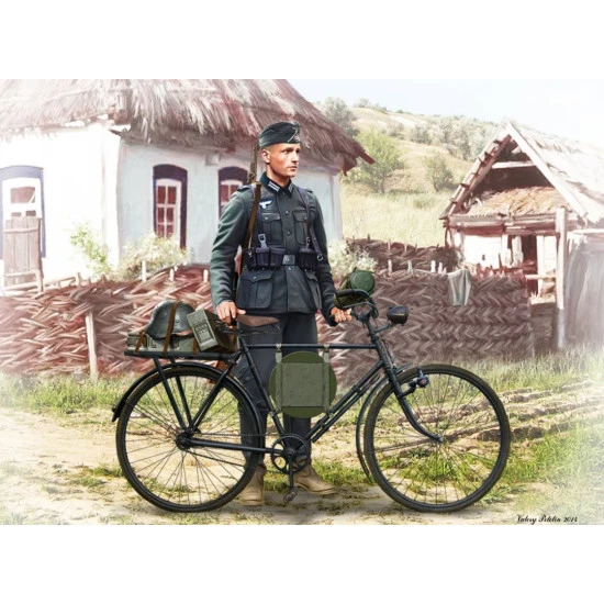 Master Box 35171 1/35 German Soldier Bicyclist 1939 1942 Plastic Figures Kit