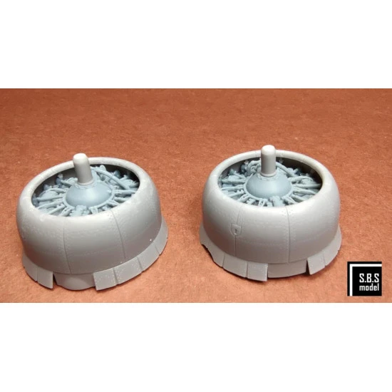 Sbs 48090 1/48 B-17 F/G Early Engine And Cowling Set For Hk Models Kit Sbs 48090 1/48 B-17 F/G Early Engine And Cowling Set For Hk Models Kit