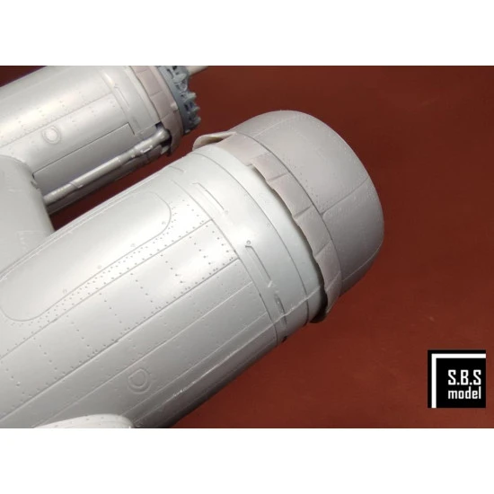 Sbs 48090 1/48 B-17 F/G Early Engine And Cowling Set For Hk Models Kit Sbs 48090 1/48 B-17 F/G Early Engine And Cowling Set For Hk Models Kit