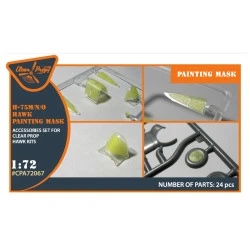 Clear Prop Cpa72067 1/72 Hawk H 75 M N O Pe Painting Mask Yellow Kabuki Paper