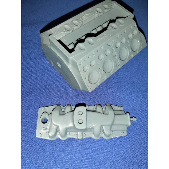 Dnepro Model 0601 1/6 Ford V8 90 95 100 Hp Flathead Disassembled Engine Gasket 24 Stud