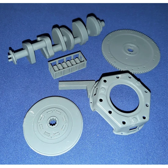 Dnepro Model 0601 1/6 Ford V8 90 95 100 Hp Flathead Disassembled Engine Gasket 24 Stud