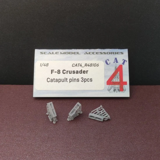 Cat4-r48106 1/48 F 8 Crusader Catapult Pins 3pcs Resin Model