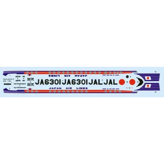 DC-7C Japan Air Lines 1/144 Roden 303