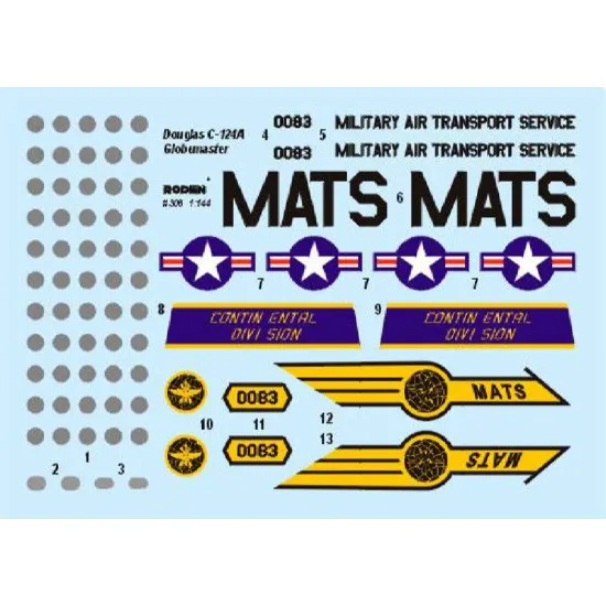 C-124 Globemaster II 1/144 Roden 306