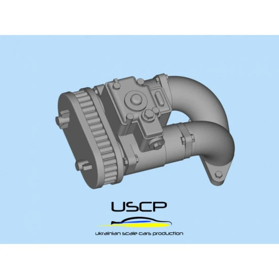 Uscp 24a091 1/24 Resin Abarth 695 Weber Carburetor For Tamiya Fiat