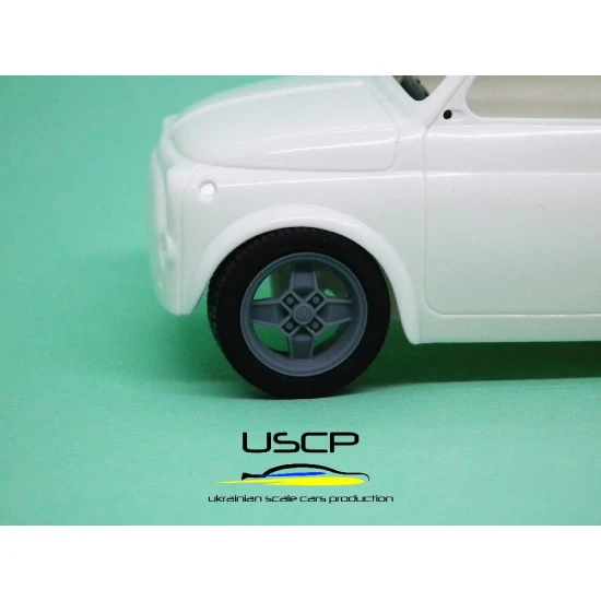 Uscp 24p186 1/24 Resin Wheels Cromodora Cd30 13 Inch Fit Tamiya Abarth 695/Fiat500