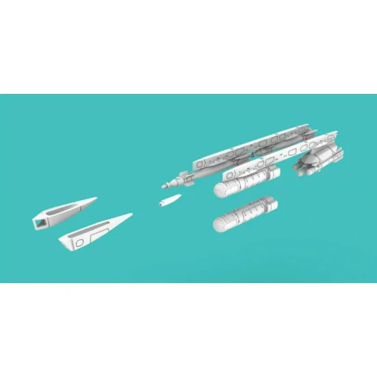 Rise144 Models Rm074 1/144 Panavia Tornado Gr4 Brimstone Big Pack 2 Options