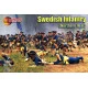 Mars Figures 72020 1/72 Swedish Infantry Northern War Plastic Model