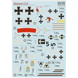 Print Scale 72-526 1/72 Decal For Hannover Cl.ii