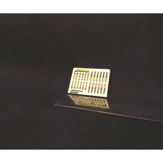 Metallic Details Mdp72011 1/72 Japan Seat Belts Wwii Type 3 Aircraft Kit Metallic Details Mdp72011 1/72 Japan Seat Belts Wwii Type 3 Aircraft Kit