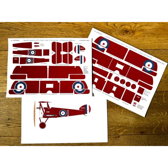 Aviattic Att32385 1/32 Sopwith Camel F.i C6713 Capt. D.v. Armstrong Le Rhone Engine