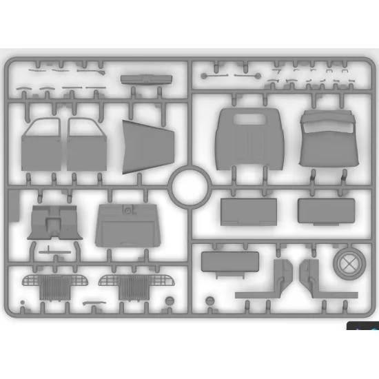 Icm 35493 1/35 Studebaker Us6 U3 In German Service Plastic Model Kit