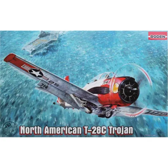 North American T-28C Trojan 1/48 Roden 451 North American T-28C Trojan 1/48 Roden 451