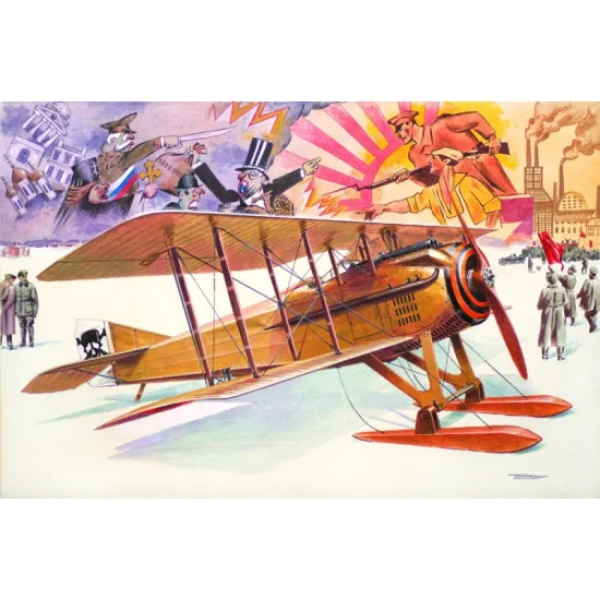 SPAD VII C.1 with Russian skies 1/32 Roden 617