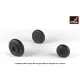 Armory Aw32014 1/32 Mikoyan Mig-15bis Fagot Late Mig-17 Fresco Wheels With Weighted Tires
