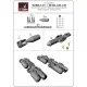 Armory Aca4810c 1/48 Mzbd-4ut W/ 4x Ofab-100-120 Soviet High-explosive Bombs Resin Ordnance Set W/ Pe Parts