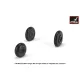 Armory Aw48032 1/48 Mikoyan Mig-9 Fargo / Mig-15 Fagot Early Wheels W/ Weighted Tires