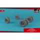 Armory Aw48311 1/48 Ch-47 Chinook Wheels W/ Weighted Tires