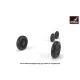 Armory Aw48317 1/48 F-104a/C Starfighter Early Wheels W/ Optional Nose Wheels Weighted