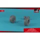 Armory Aw48328 1/48 Sh-60 Seahawk Wheels W/ Weighted Tires