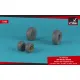 Armory Aw48328 1/48 Sh-60 Seahawk Wheels W/ Weighted Tires