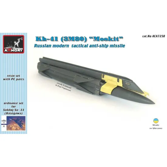 Armory Aca7250 1/72 Kh-41 3m80 Moskit Ssn-22 Sunburn Tactical Anti-ship Guided Missile