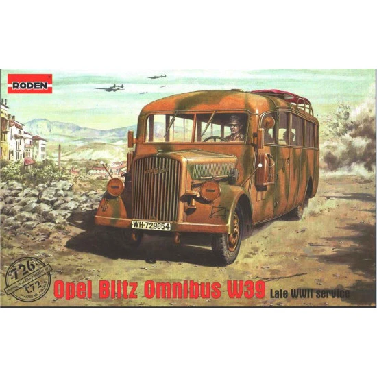 Opel Blitz Omnibus model W39 (late WWII service) 1/72 Roden 726