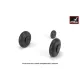 Armory Aw72057 1/72 Antonov An-2/An-3 Colt Wheels W/ Weighted Tires