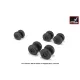 Armory Aw72061 1/72 Yakovlev Yak-42 Clobber Wheels W/ Weighted Tires